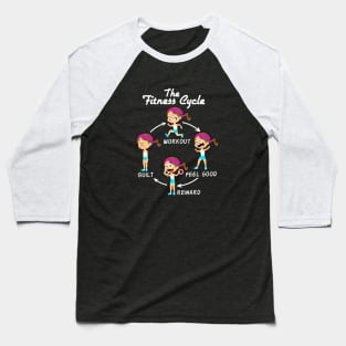 Fitness cycle Baseball T-Shirt